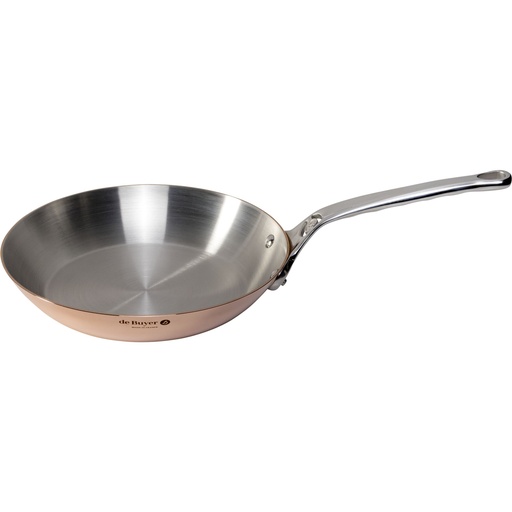 [592545] De Buyer Prima Matera Pan Copper/Steel 24 cm induction