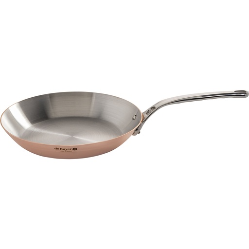 [592552] De Buyer Prima Matera Pan Copper/Steel 28 cm induction