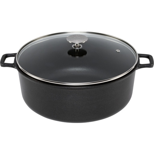 [592755] De Buyer Choc Extreme Saucepot with Glass Lid 24cm induction