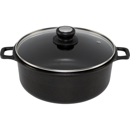[592762] De Buyer Choc Extreme Saucepot with Glass Lid 28cm induction