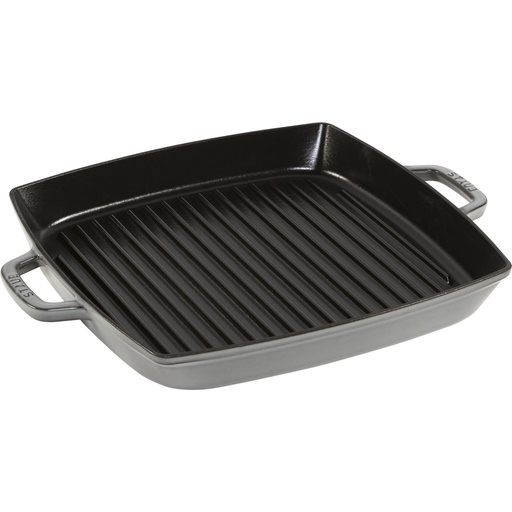 [622729] Staub grill pan induction squared 33cm Graphite Grey