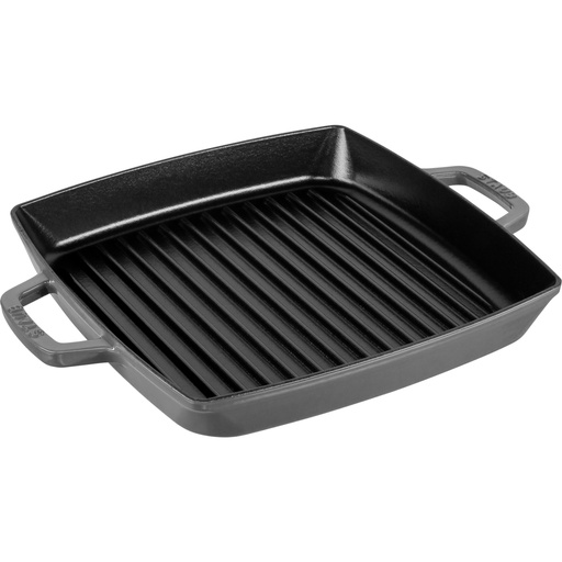[622736] Staub grill pan induction squared 28cm Graphite Grey