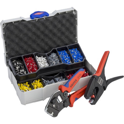 [604382] KNIPEX Crimp Assortment for End Sleeves (ferrules)1242195+975309