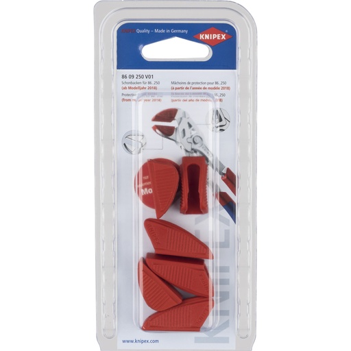 [605341] KNIPEX Protective Jaw Covers for 86-250 (3 pairs)