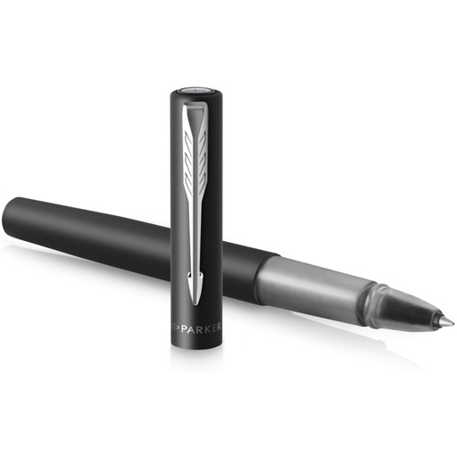 [709641] Parker Vector XL Metallic Black C.C. Roller Ball F