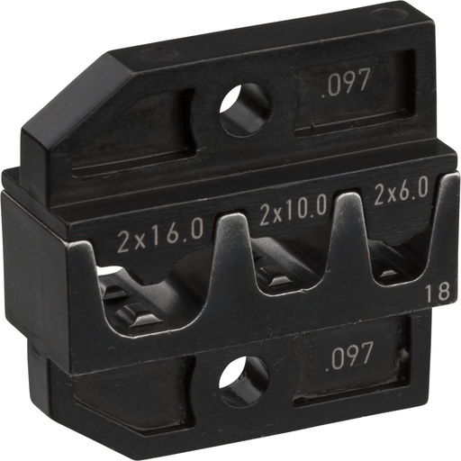 [665597] KNIPEX Crimping Die for twin wire ferrules
