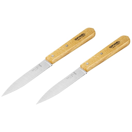 [536699] Opinel set of 2 paring knives N. 112 natural