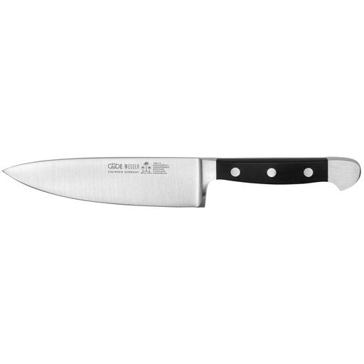[543230] Güde Alpha cooking knife 16 cm POM black 1805/16