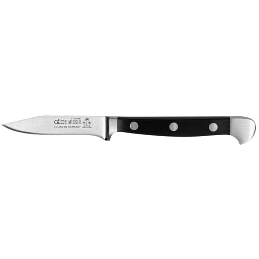 [543314] Güde Alpha vegetable knife 8 cm POM black 1708/08