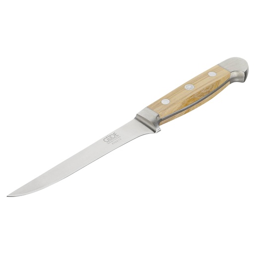 [580638] Güde Alpha Boning Knife flexible Pear Wood 13 cm