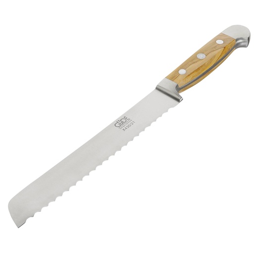 [580673] Güde Alpha bread knife 21 cm Olive Wood