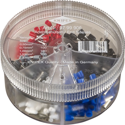 [666255] KNIPEX Assortment insulated wire ferrules