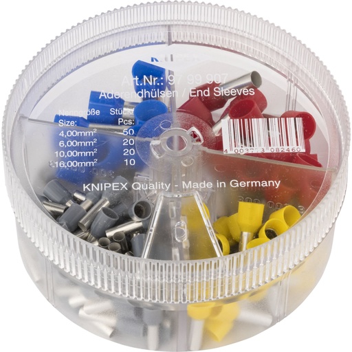 [666262] KNIPEX Assortment insulated wire ferrules
