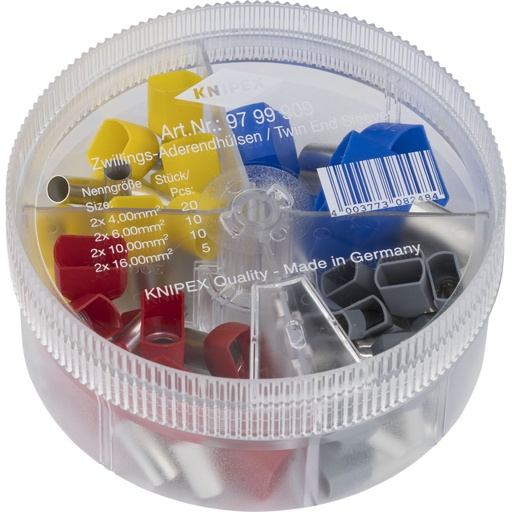 [666276] KNIPEX Assortment Twin wire ferrules
