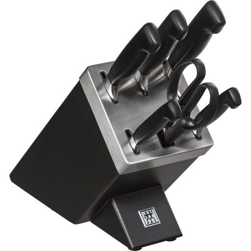 [642581] Zwilling Vier Sterne Knife Block 7 pcs. black
