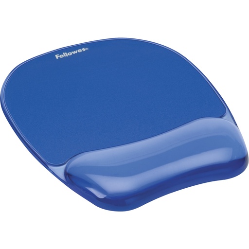[288241] Fellowes Crystal Gel Mouse Gel Wrist Support blue