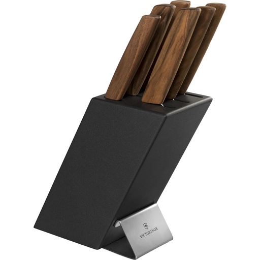 [708276] Victorinox Swiss Modern Knife Block beech wood 6 pcs