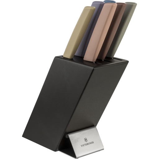 [708290] Victorinox Swiss Modern Knife Block Multicolor 6 pcs.