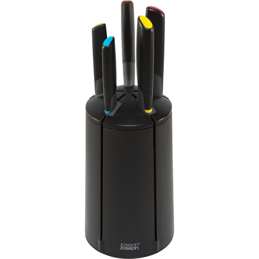 [725888] Joseph Joseph Elevate Knife Block Set 6 pcs. black