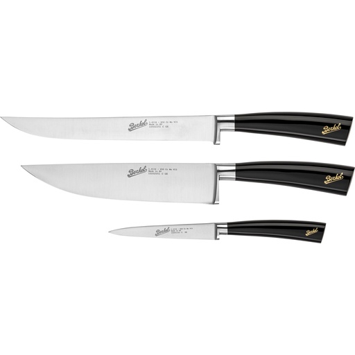 [787586] Berkel Elegance Black Glossy Chef-Set 3-pcs.