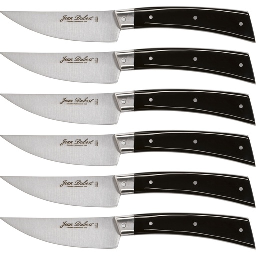 [868660] Laguiole Jean Dubost Steak Knife Set 6 pcs., Acrylic