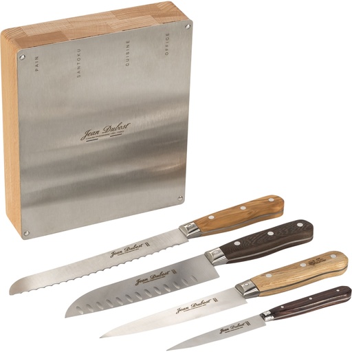 [868667] Laguiole Jean Dubost Kitchen Knife Set 4 pcs.
