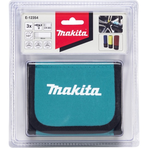 [775637] Makita E-12354 Socket Set 3pcs    1/2