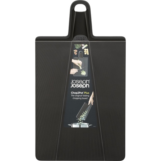 [156405] Joseph Joseph Chop2Pot Plus Foldable Chopping Board black