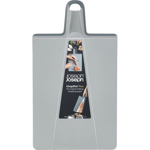 [156412] Joseph Joseph Chop2Pot Plus Blue Folding Chopping Board