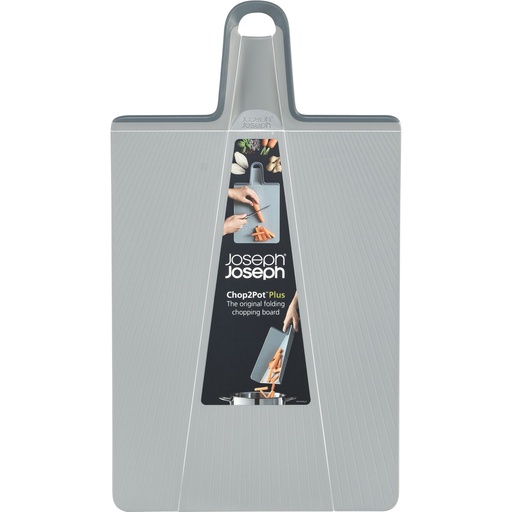 [156419] Joseph Joseph Chop2Pot Plus Blue Folding Chopping Board