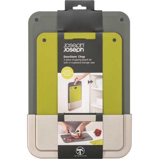 [156636] Joseph Joseph Chop 2-piece Grey Chopping Board Set