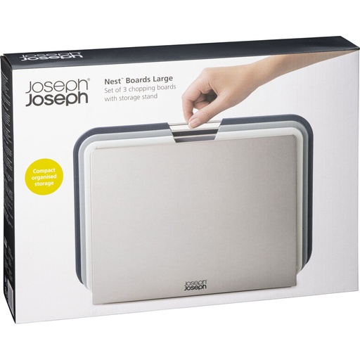 [157805] Joseph Joseph Nest Boards 3-pcs. Grey Chopping Board Set