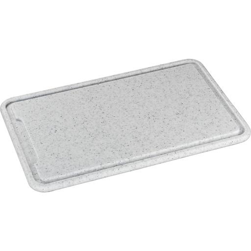 [628651] Zassenhaus Carving Board Plastic Light Grey 42x27x1,5cm