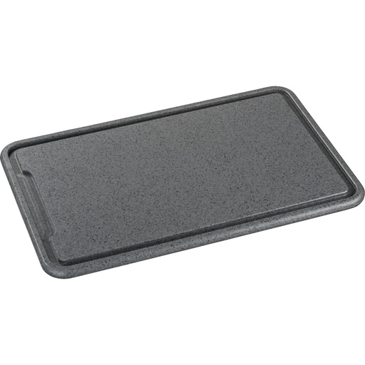 [628672] Zassenhaus Carving Board Plastic Dark Grey 42x27x1,5cm