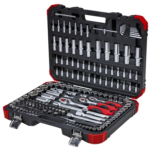 [820549] GEDORE red Socket Set 1/4  + 3/8  + 1/2  172-pieces