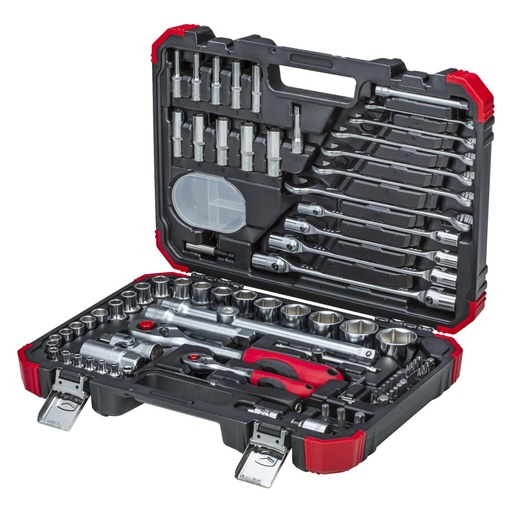[820556] GEDORE red Socket Set 1/4  + 1/2   92-pieces