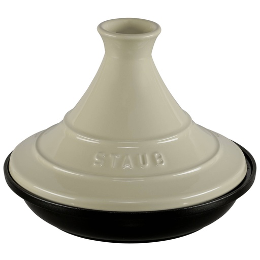 [551119] Staub Tajine 20cm round, cream cast iron, Tagine specialities