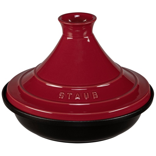 [551133] Staub Tajine 28cm round cast iron red