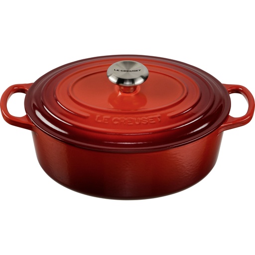 [707527] Le Creuset Signature Oval Roaster Cherry Red 33 cm