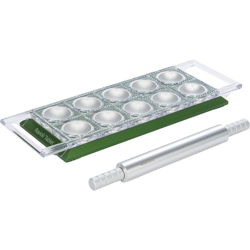 [176439] Marcato Ravioli Tablet grün Ravioliform