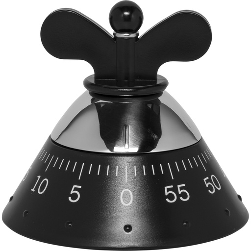 [135615] Alessi Kitchen Timer black A09 B