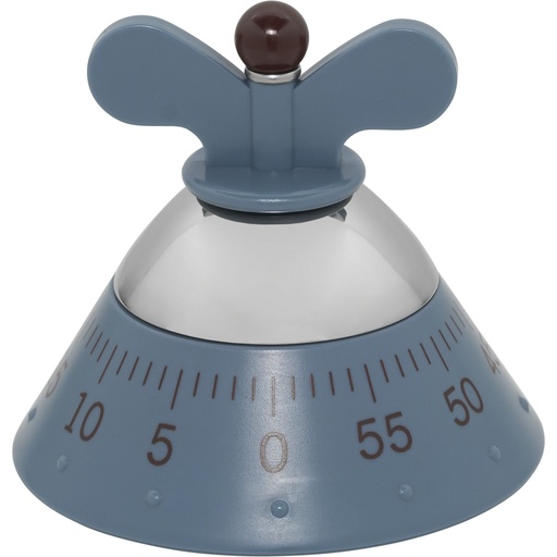 [893902] Alessi Kitchen Timer light Blue A09