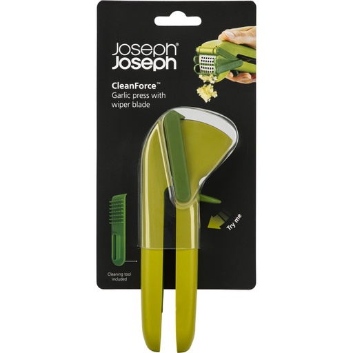 [156454] Joseph Joseph CleanForce Garlic Press Green