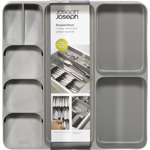 [156671] Joseph Joseph DrawerStore Grey Cutlery, Utensil & Gadget Organ.