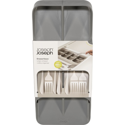 [156727] Joseph Joseph DrawerStore Large Grey Cutlery Organiser