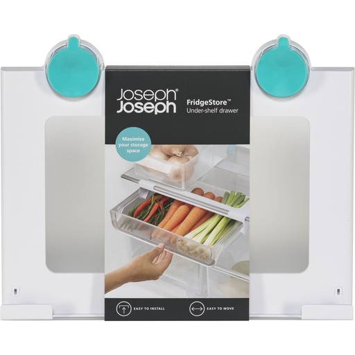 [157294] Joseph Joseph FridgeStore Clear Under-shelf Storage Drawer