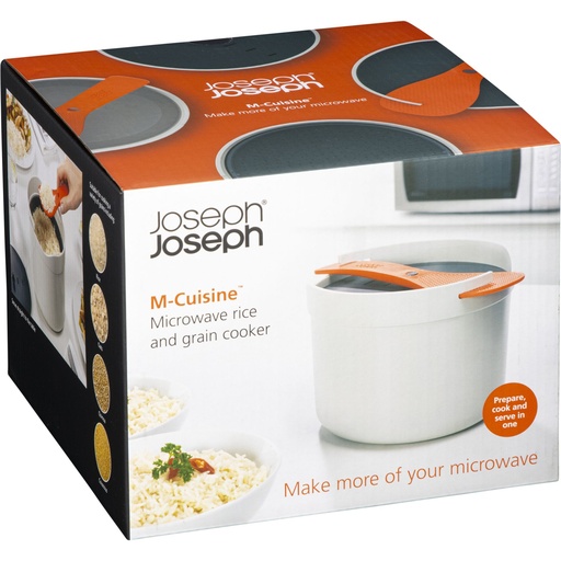 [157658] Joseph Joseph M-Cuisine White Microwave Rice Cooker