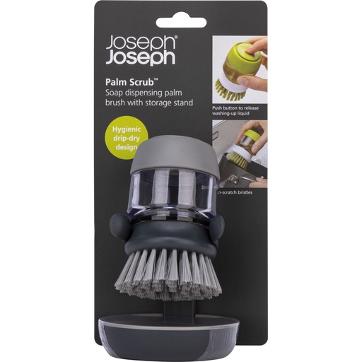 [157938] Joseph Joseph Palm Scrub Grey Washing Up Brush