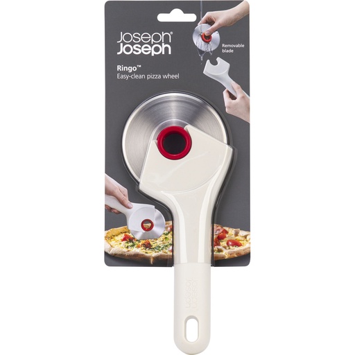 [157945] Joseph Joseph Ringo Easy-clean Red Pizza Cutter