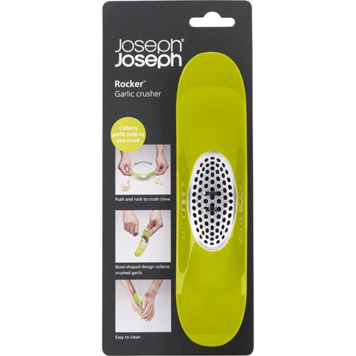 [158064] Joseph Joseph Rocker Garlic Press Green
